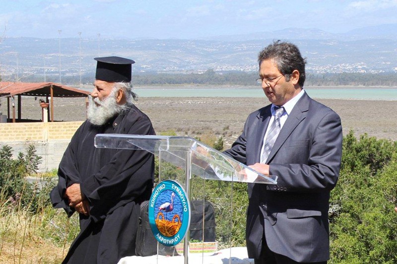 Κατάθεση θεμέλιου λίθου για την ανέγερση του νέου Κέντρου Περιβαλλοντικής Εκπαίδευσης στην Κοινότητα Ακρωτηρίου 